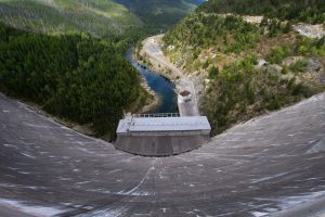 Hungry Horse Dam in Montana