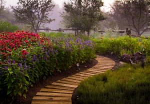 L’un des nombreux jardins thématiques du Jardin botanique du Nouveau-Brunswick 